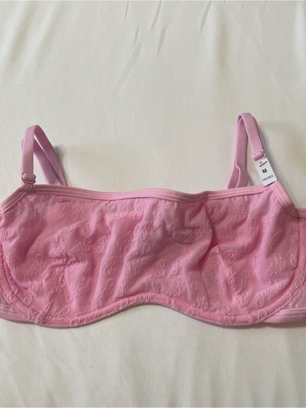 Victoria’s Secret PINK unlined lace bra